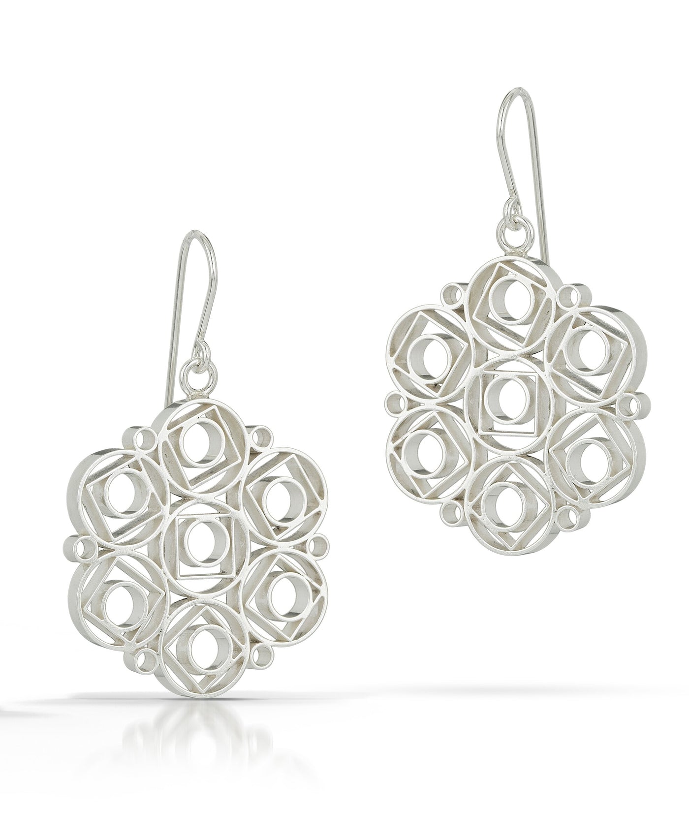 Fizzy Earrings With Squares | Photo by Cole Rodger