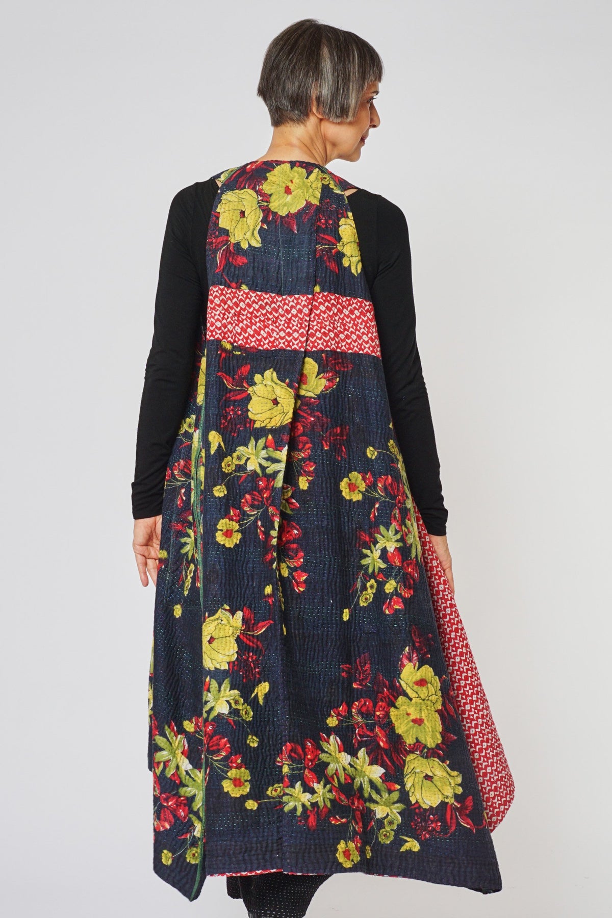 MMTS Holiday 2026 Back Pleated Maxi Vest