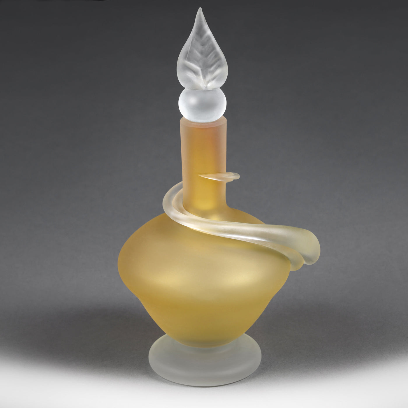 Short Topaz Perfume Bottle