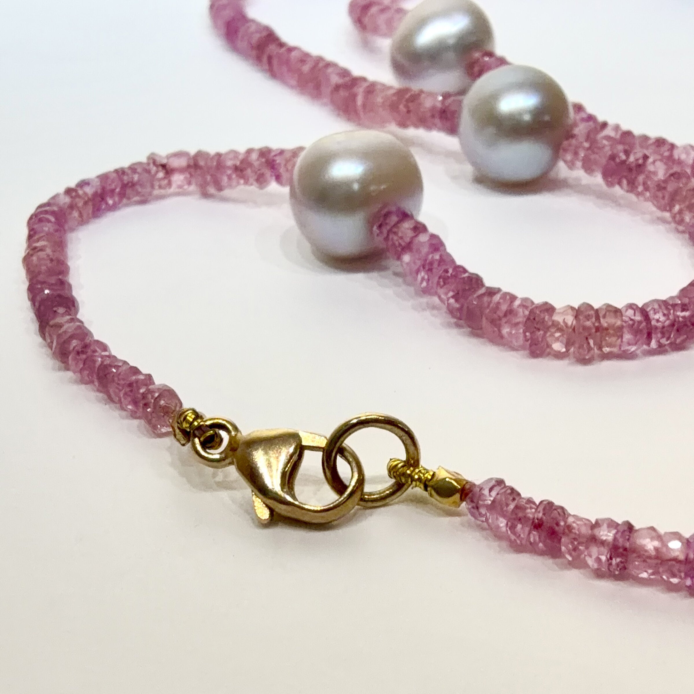 Pink Sapphire Brita Necklace