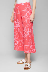 Flat Front Crop Pants