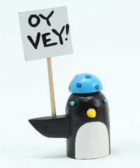 Picketing Yarmulke Penguins