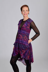 Mesh Peacock Vest