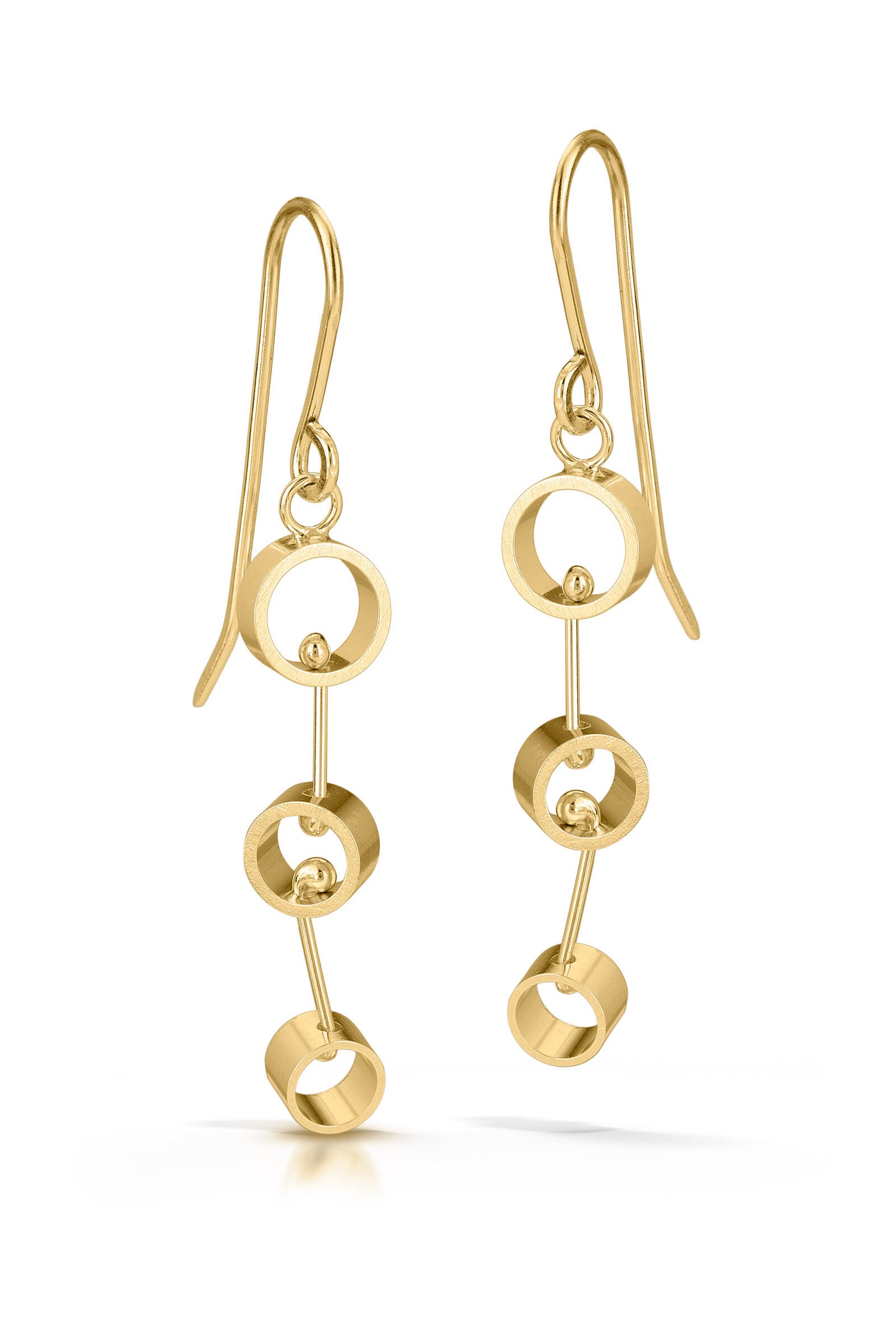 18k Circles Earrings