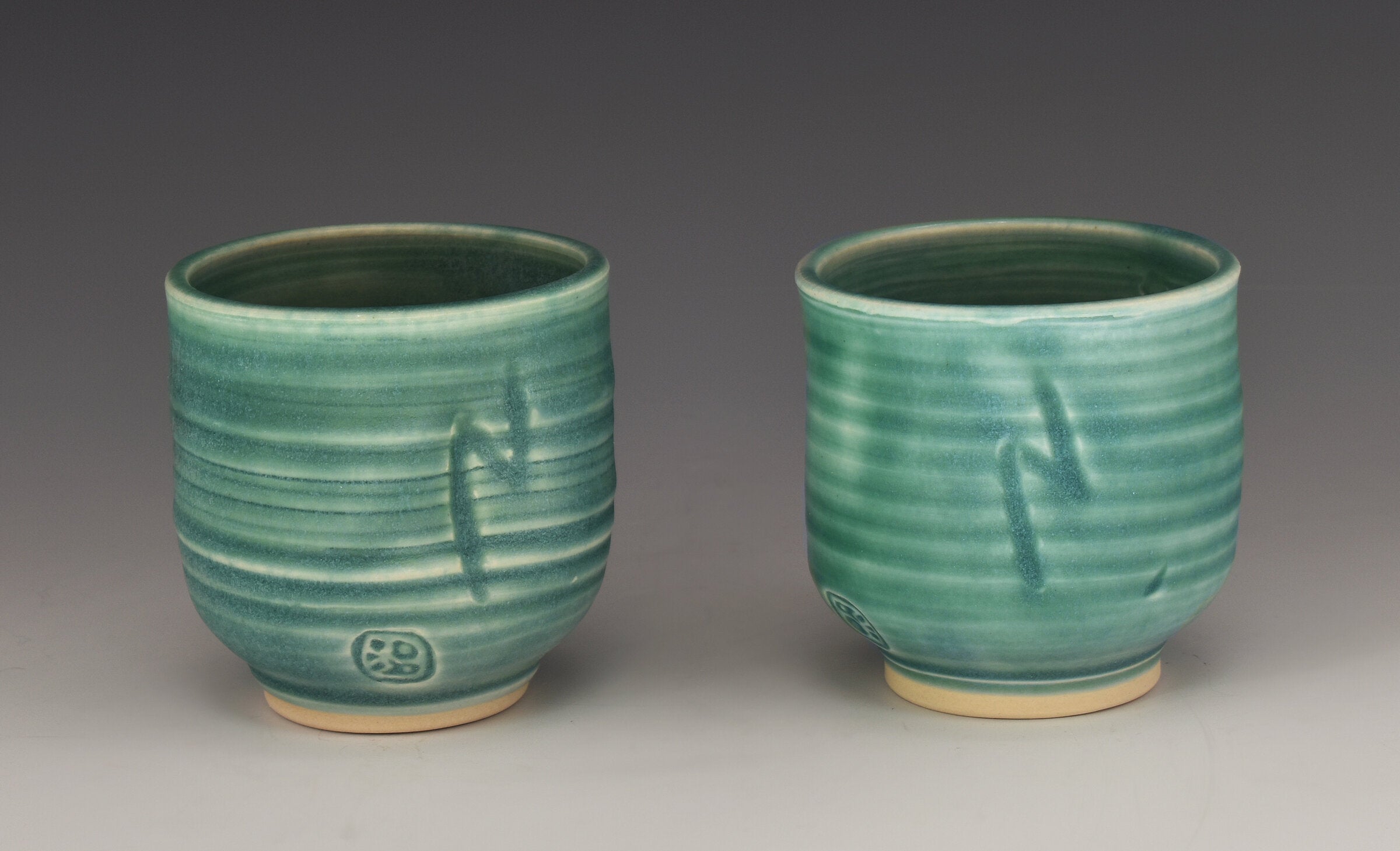 Guinomi Sake Cup Set in Celadon
