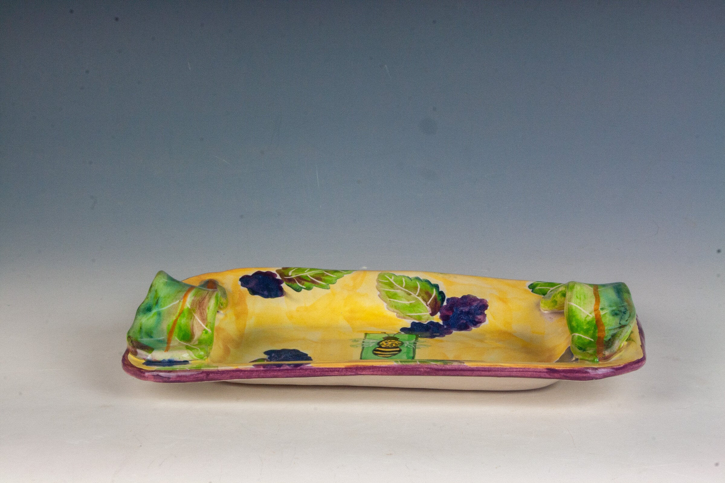 Blackberry Bee Platter
