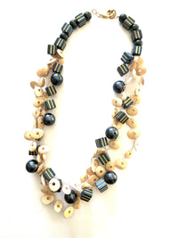 Steely Blue Necklace