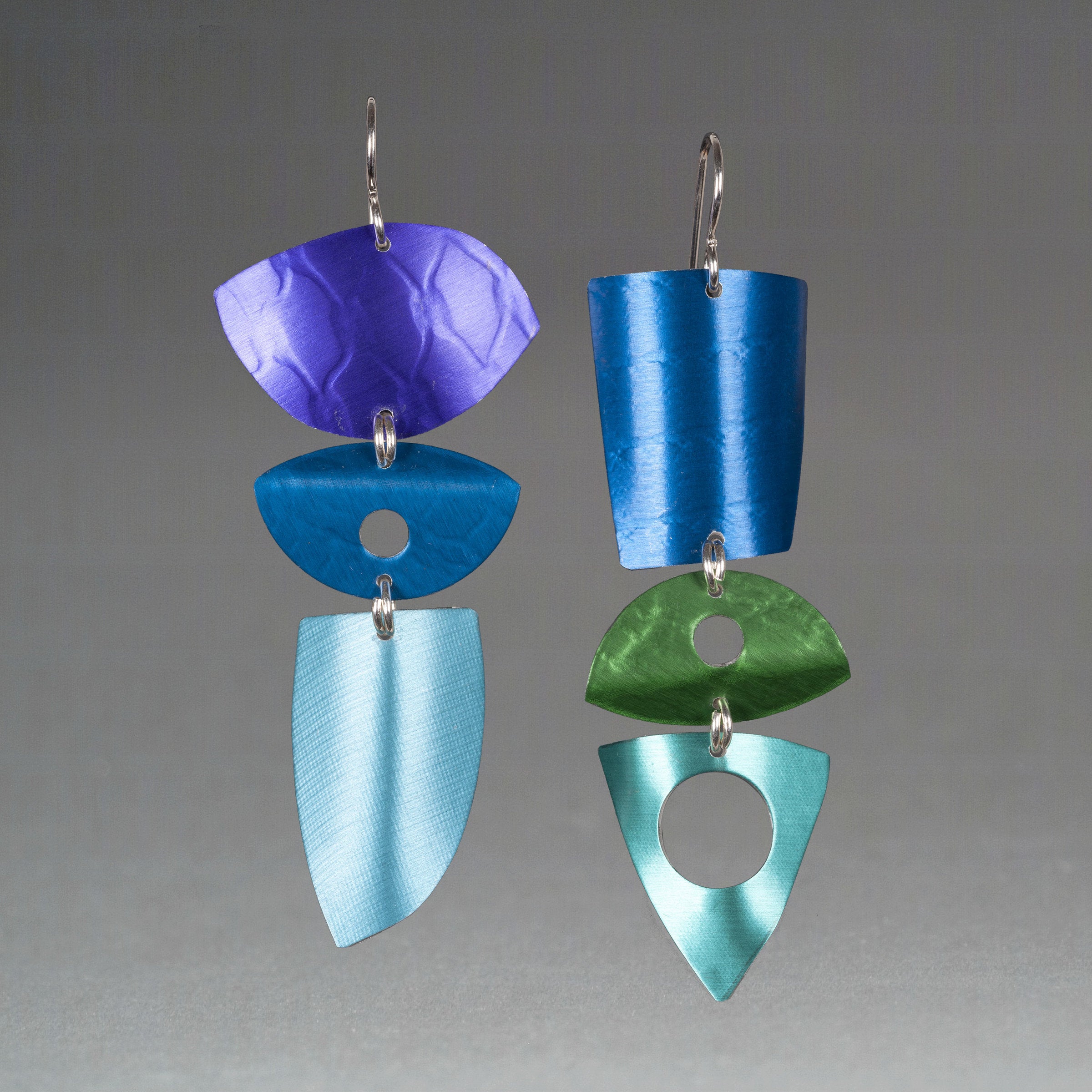 Purple, Royal Blue, & Turquoise
