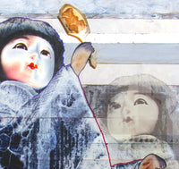 Blue Doll with Mirror