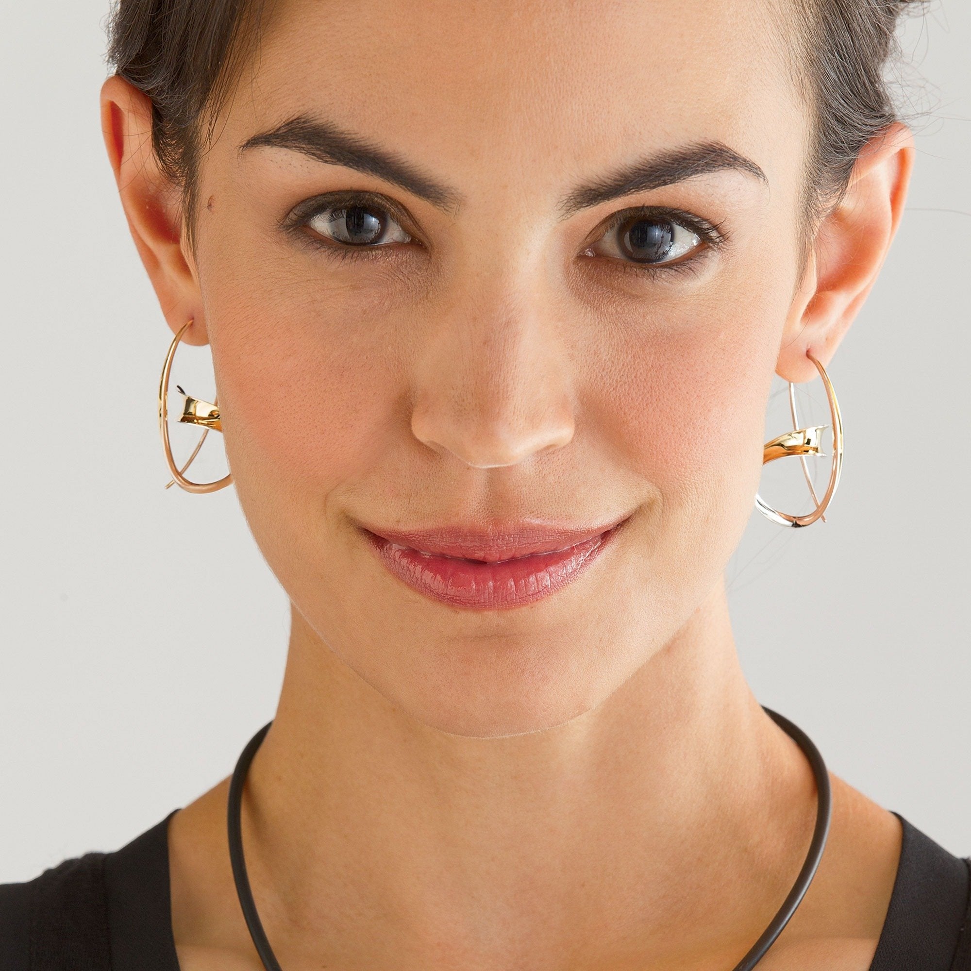 Drop & Cross Earrings