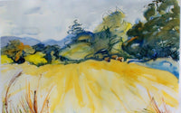 Denver Valley with Hay Bales