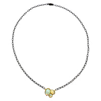 Australian Opal Cluster Necklace