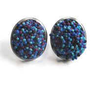 Button Earrings #223