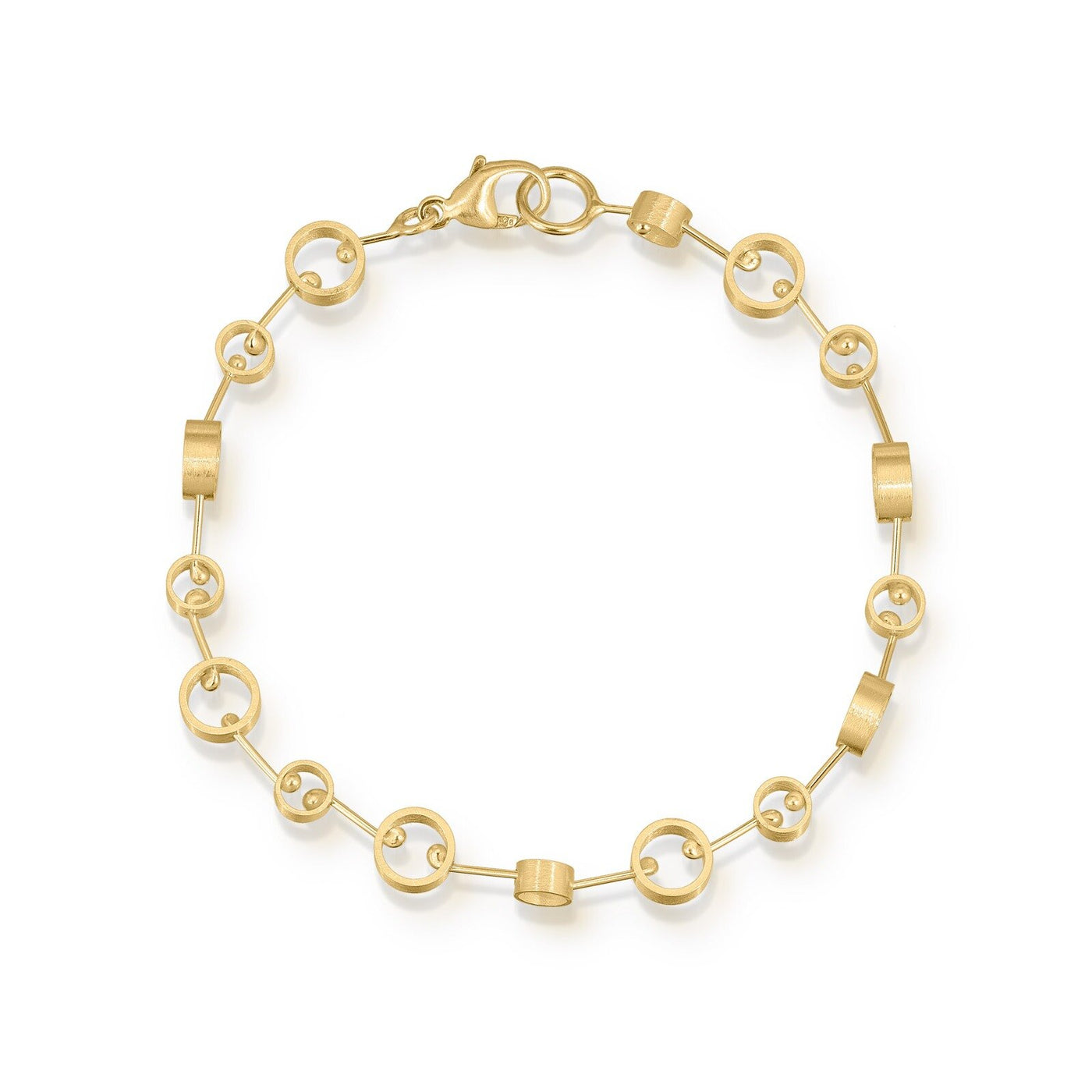 Gold Circles Bracelet