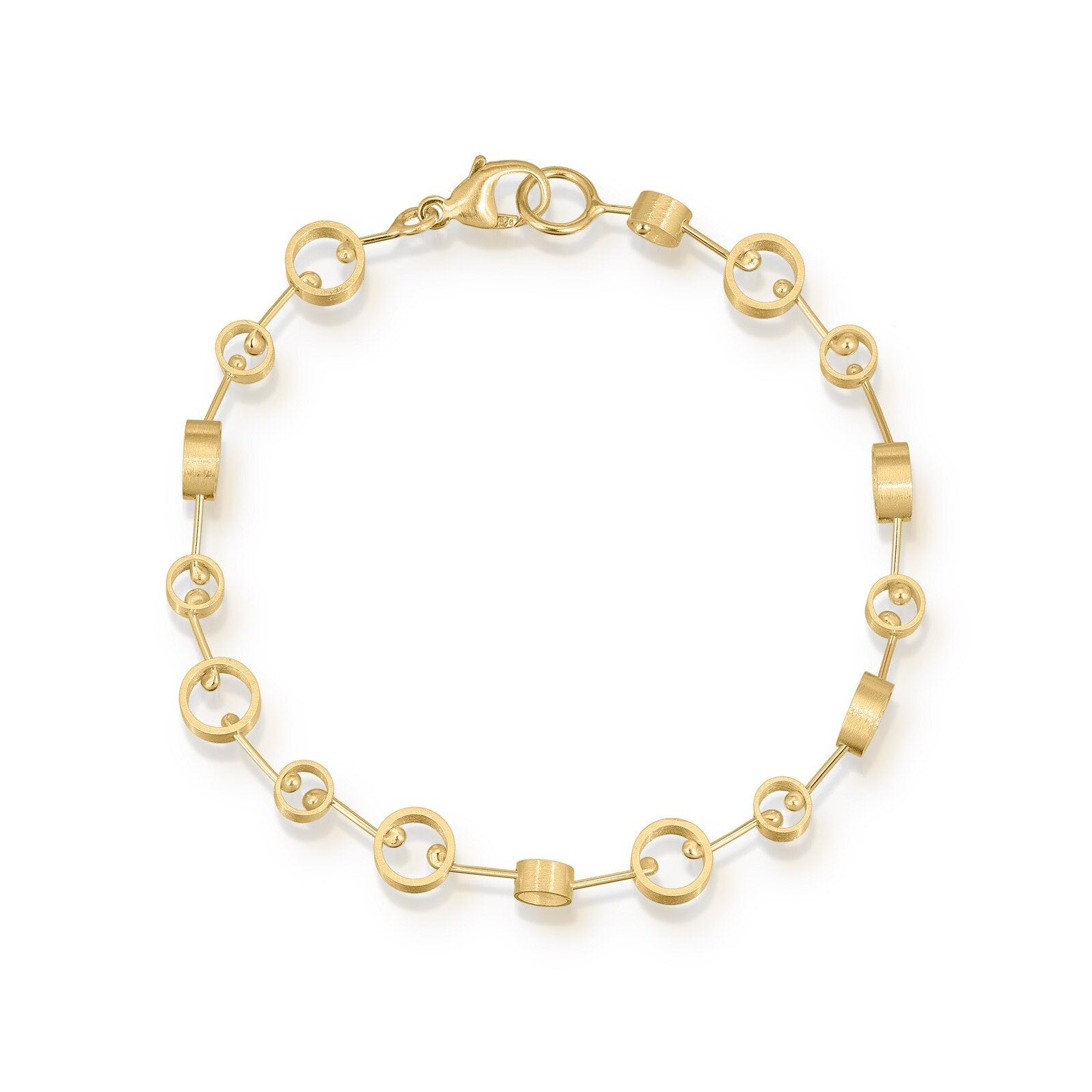 Gold Circles Bracelet
