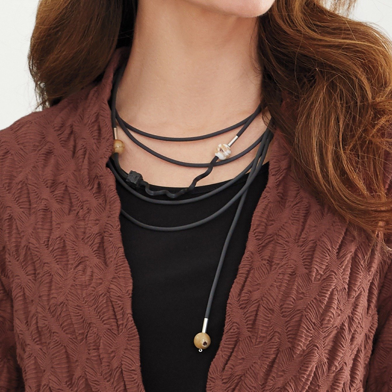 Agate & Lava Necklace