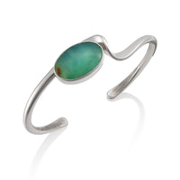 Peruvian Blue Opal Wave Bracelet | Photo by Berlian Arts
