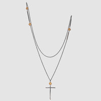 Long Crossing Necklace