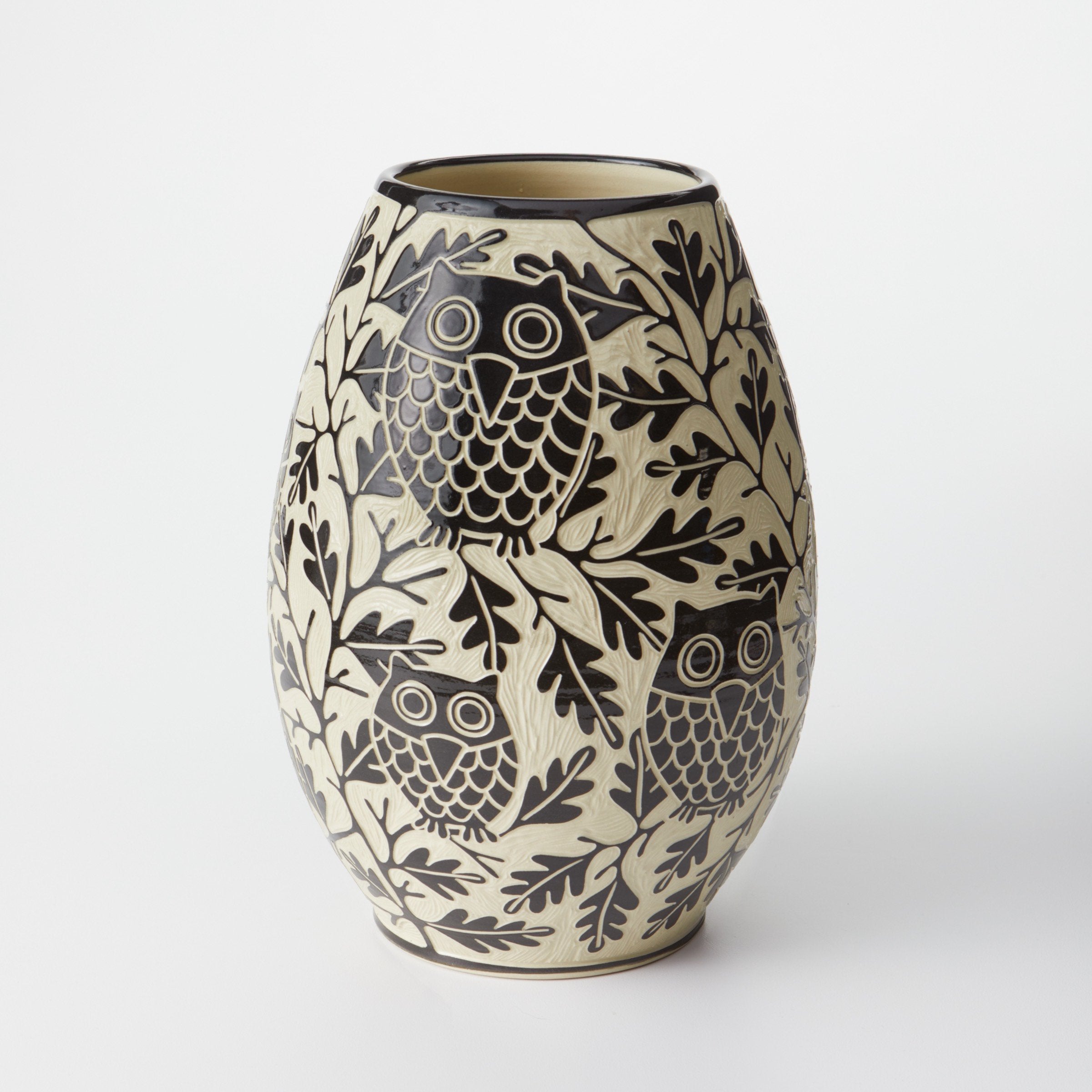 Owl Family Vase: Large