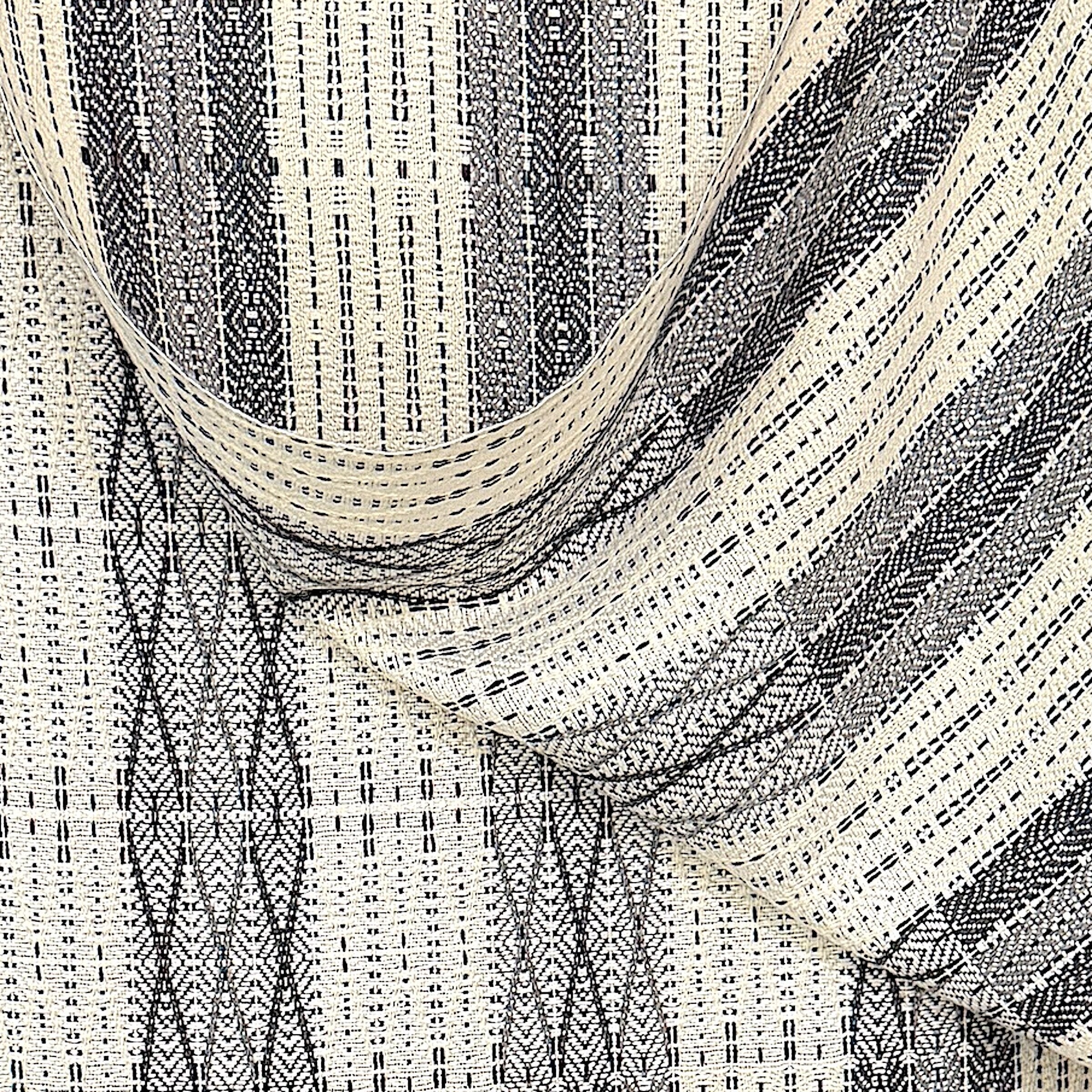 Handwoven Pearl Reversible Throw