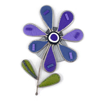 Purple Summer Blossom Pin