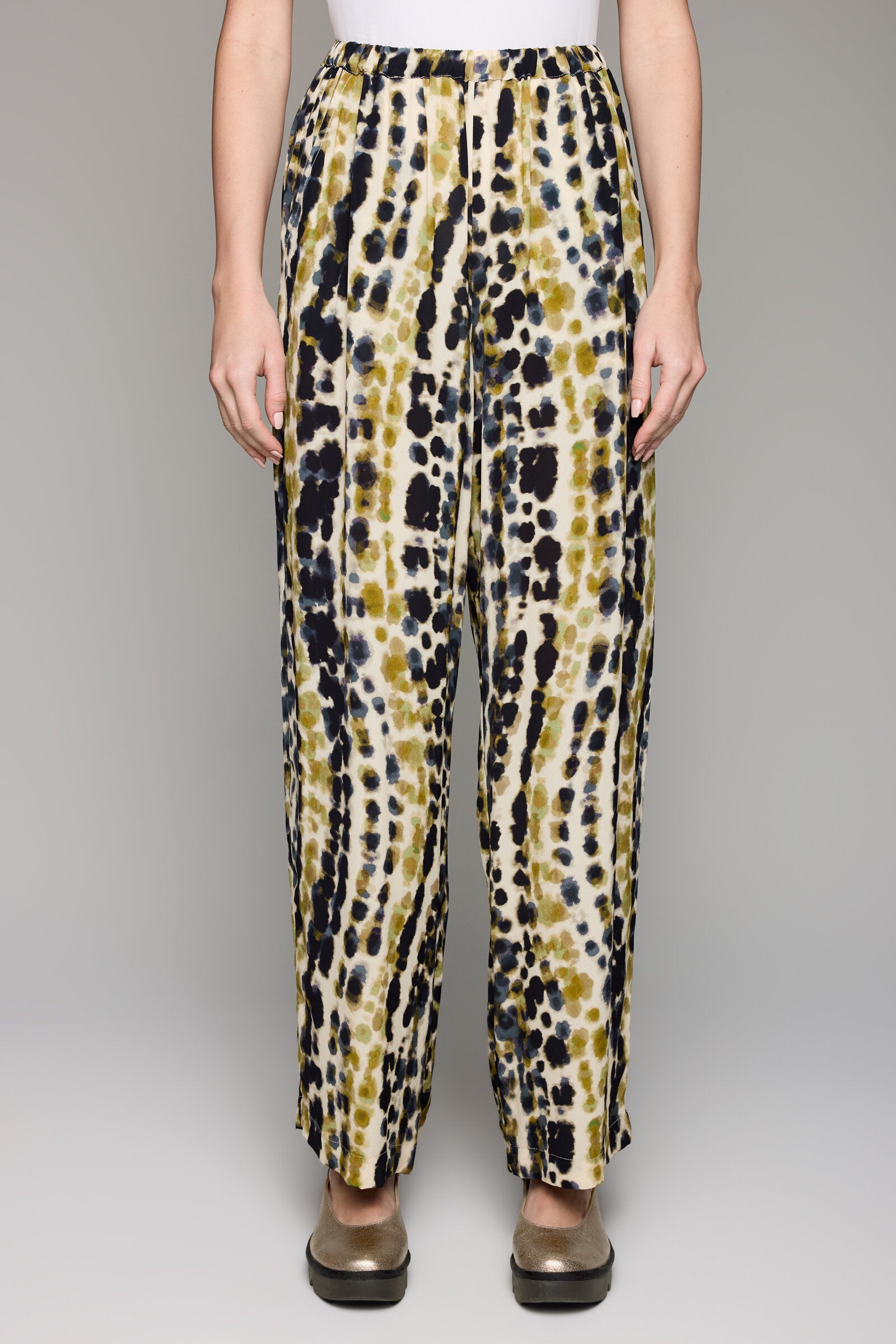 Crepe Patterned Pant