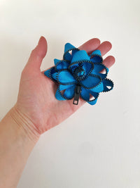 Turquoise Zipper Pin