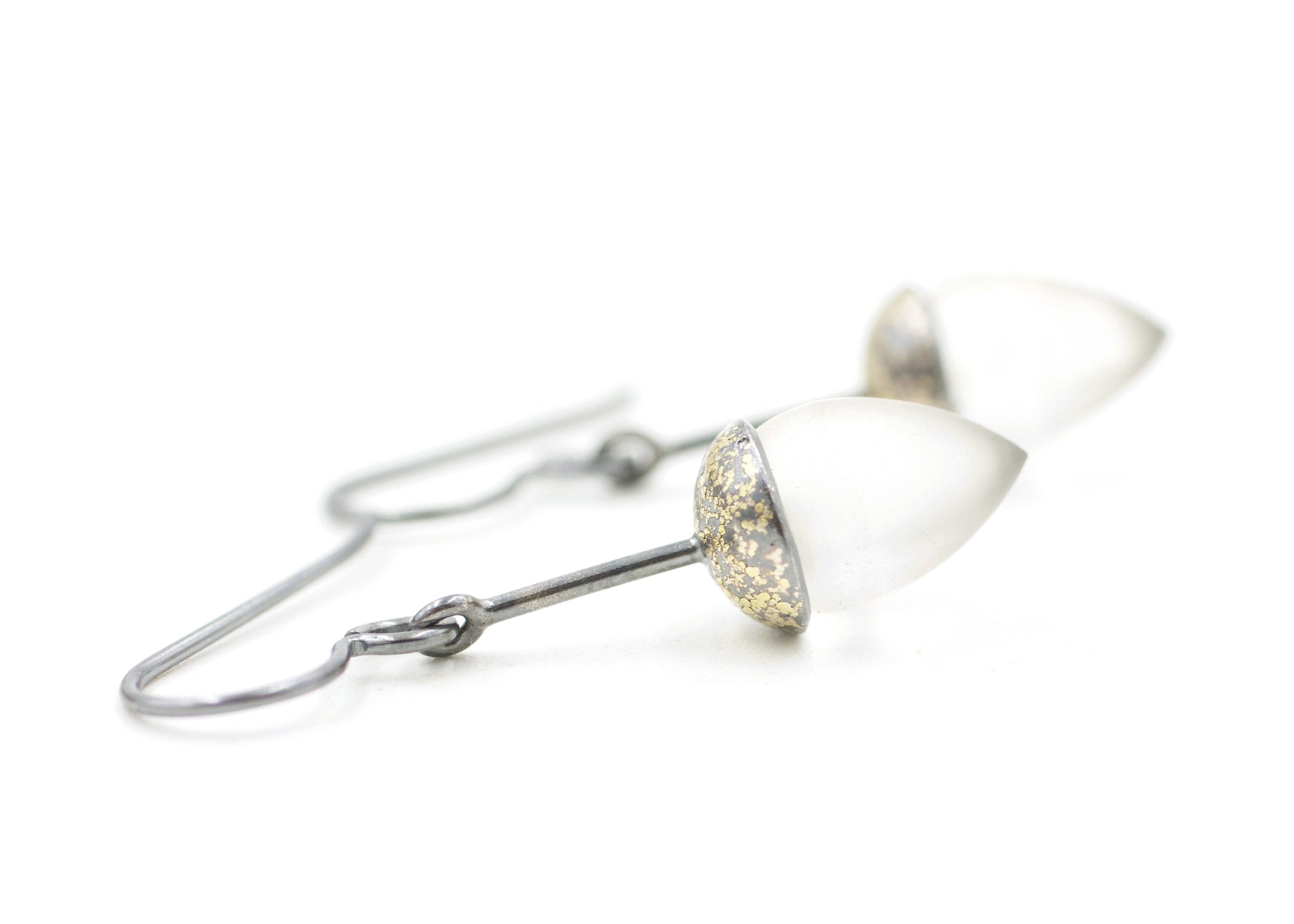 Honed Quartz Drop Earrings