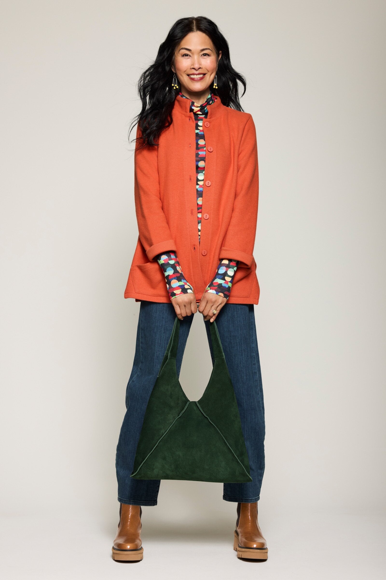Denim Barrel Leg Pant