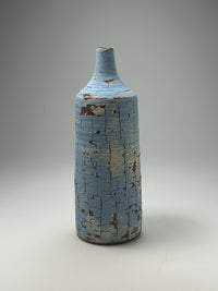 Blue Crackle Bottle