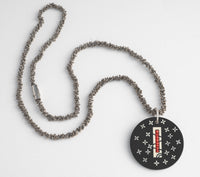 Large Clover Pendant on Bead Chain