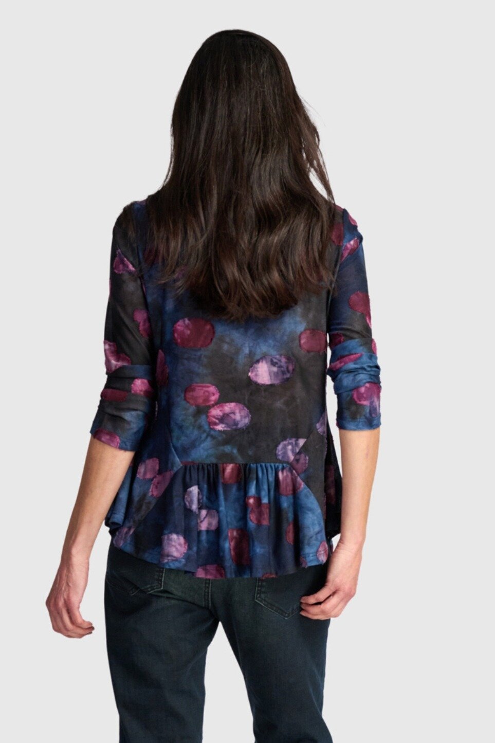 Addison Burnout Flounce Tee