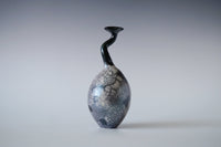Ceramic Raku Vase, Naked Raku Firing