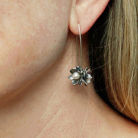 Rosy Blossom Cluster Earrings