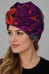 Hand-Painted Wool Hat