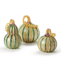Saffron and Green Stripe Gourds