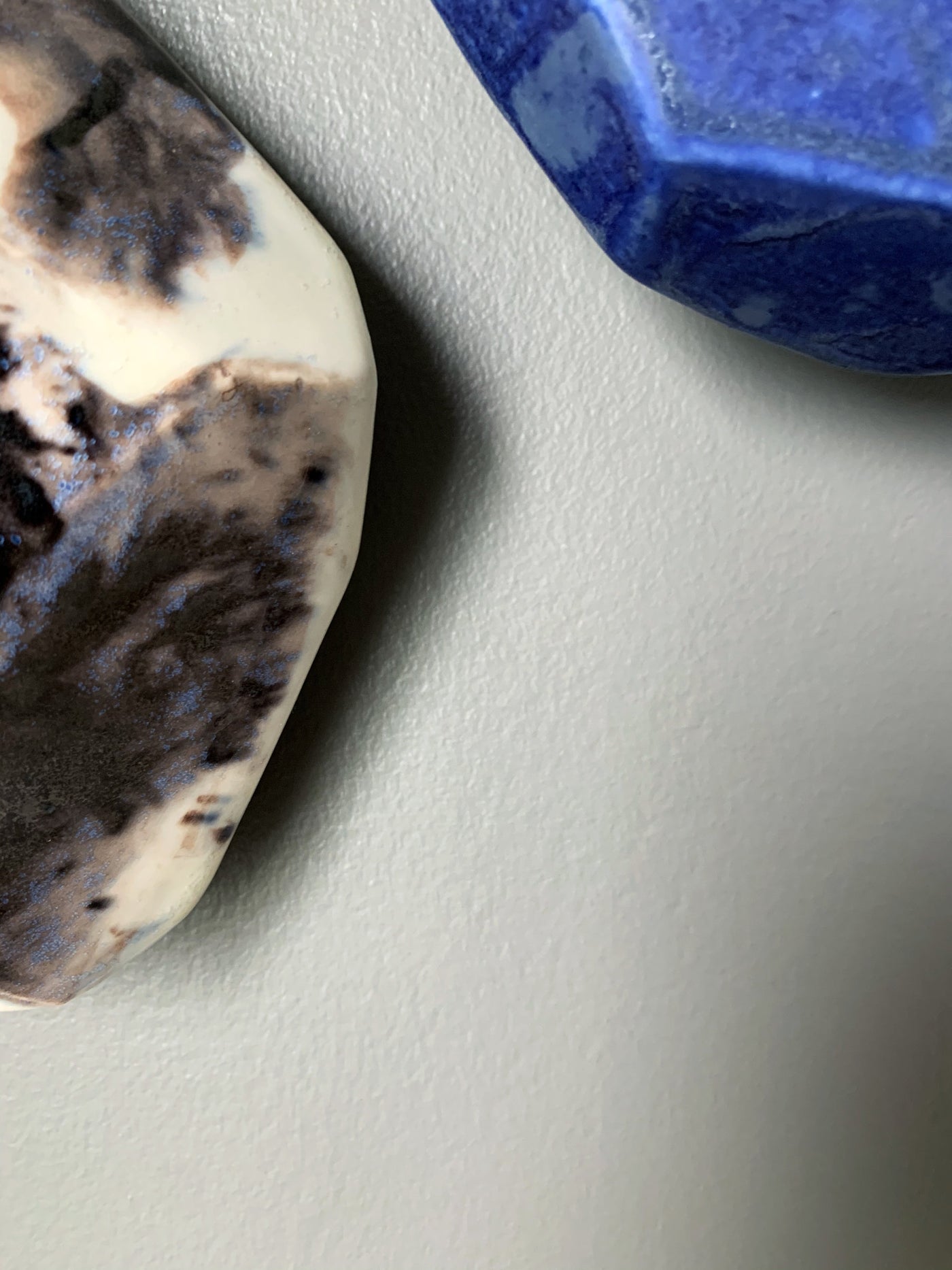 Set of Three Geo Wall Stones