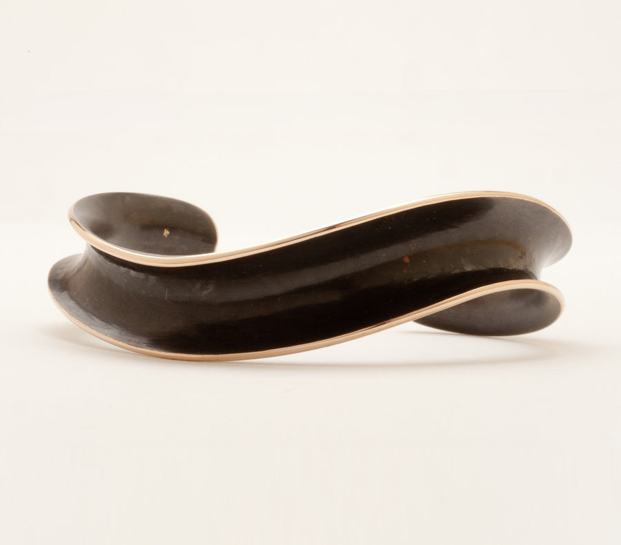 Bronzed Undulated Cuff