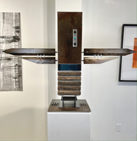 Modern Totem Sculpture