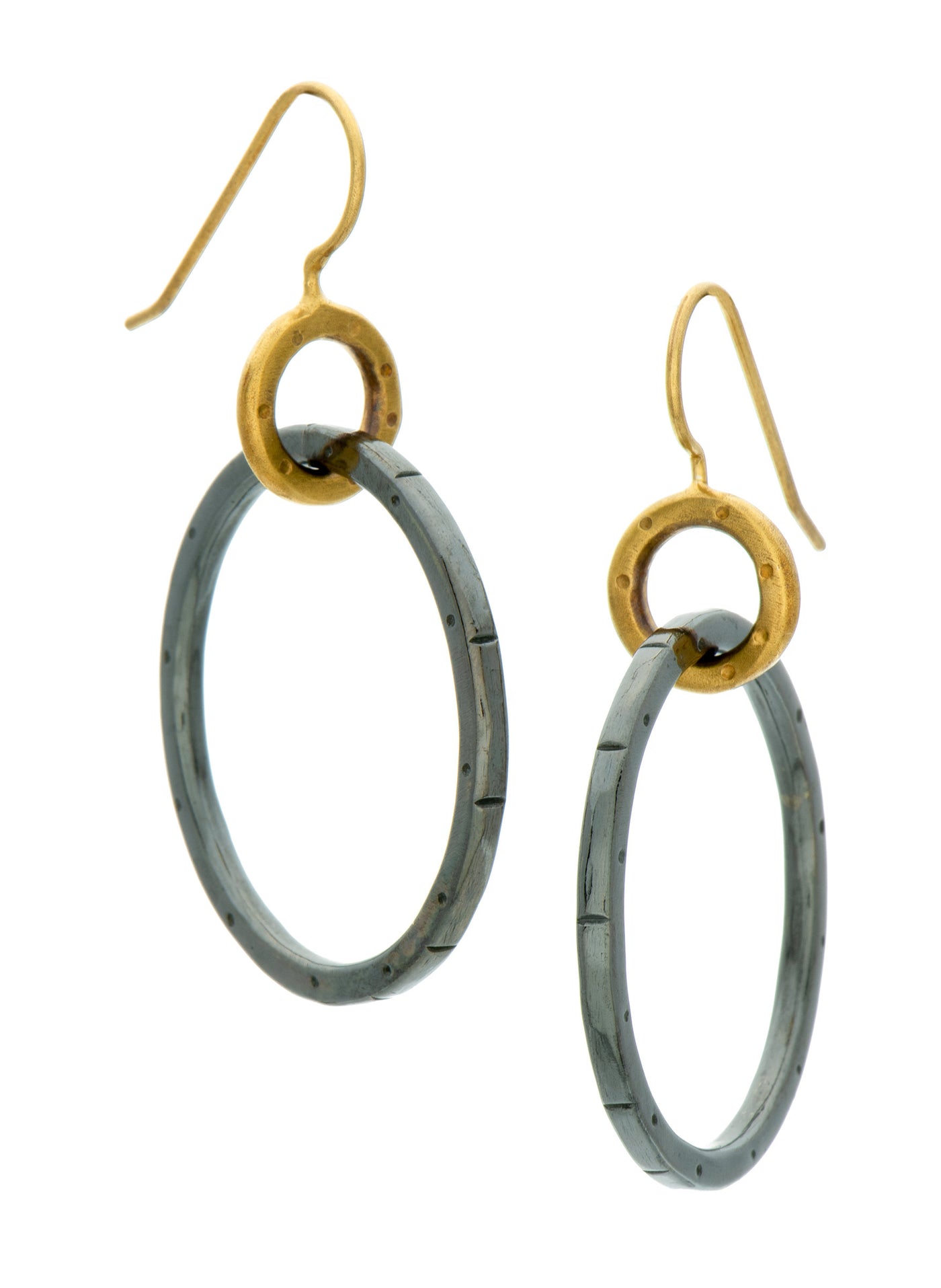 oxidized silver and gold vermeil