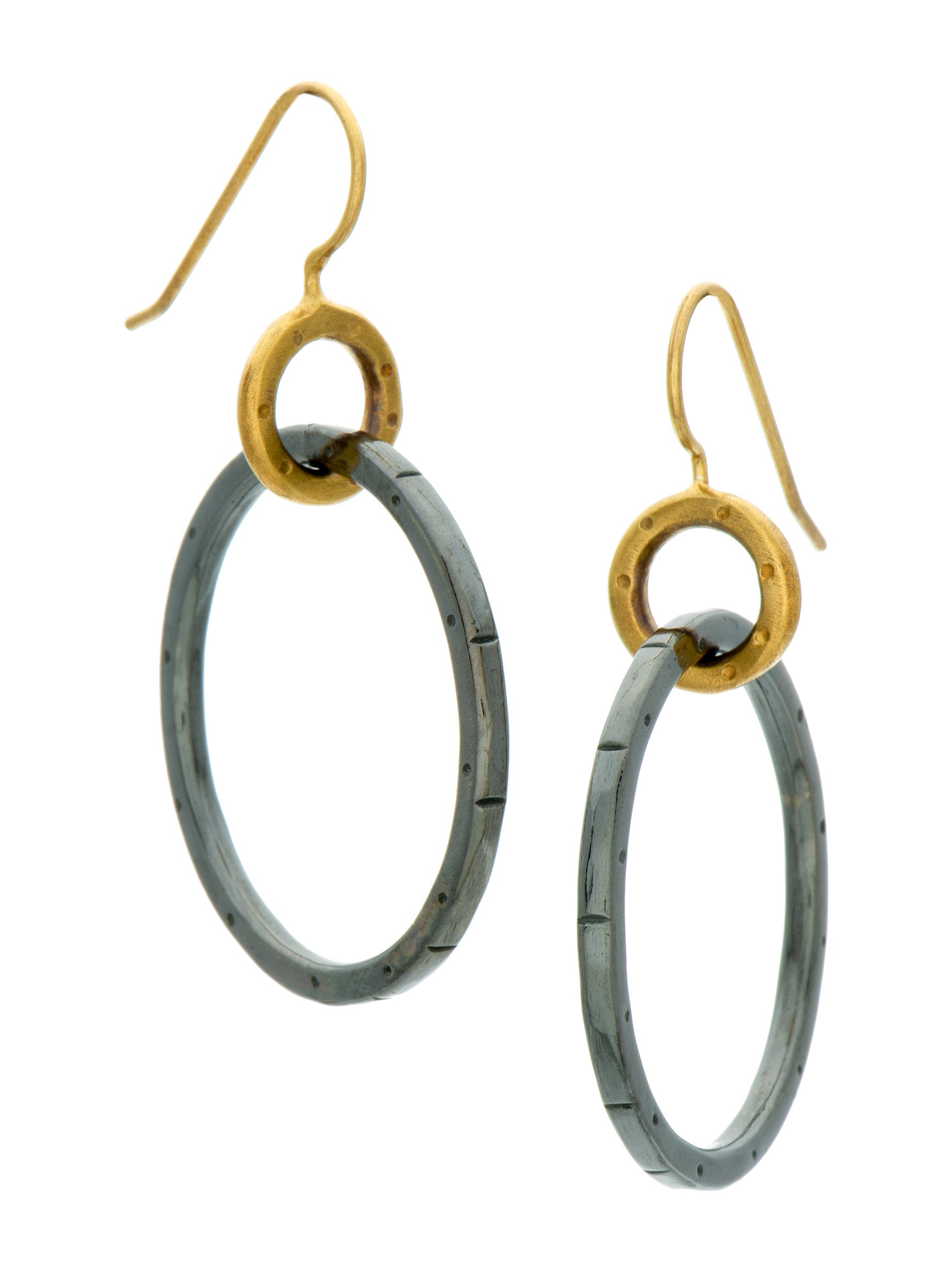 oxidized silver and gold vermeil