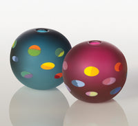 left to right: teal, fuchsia