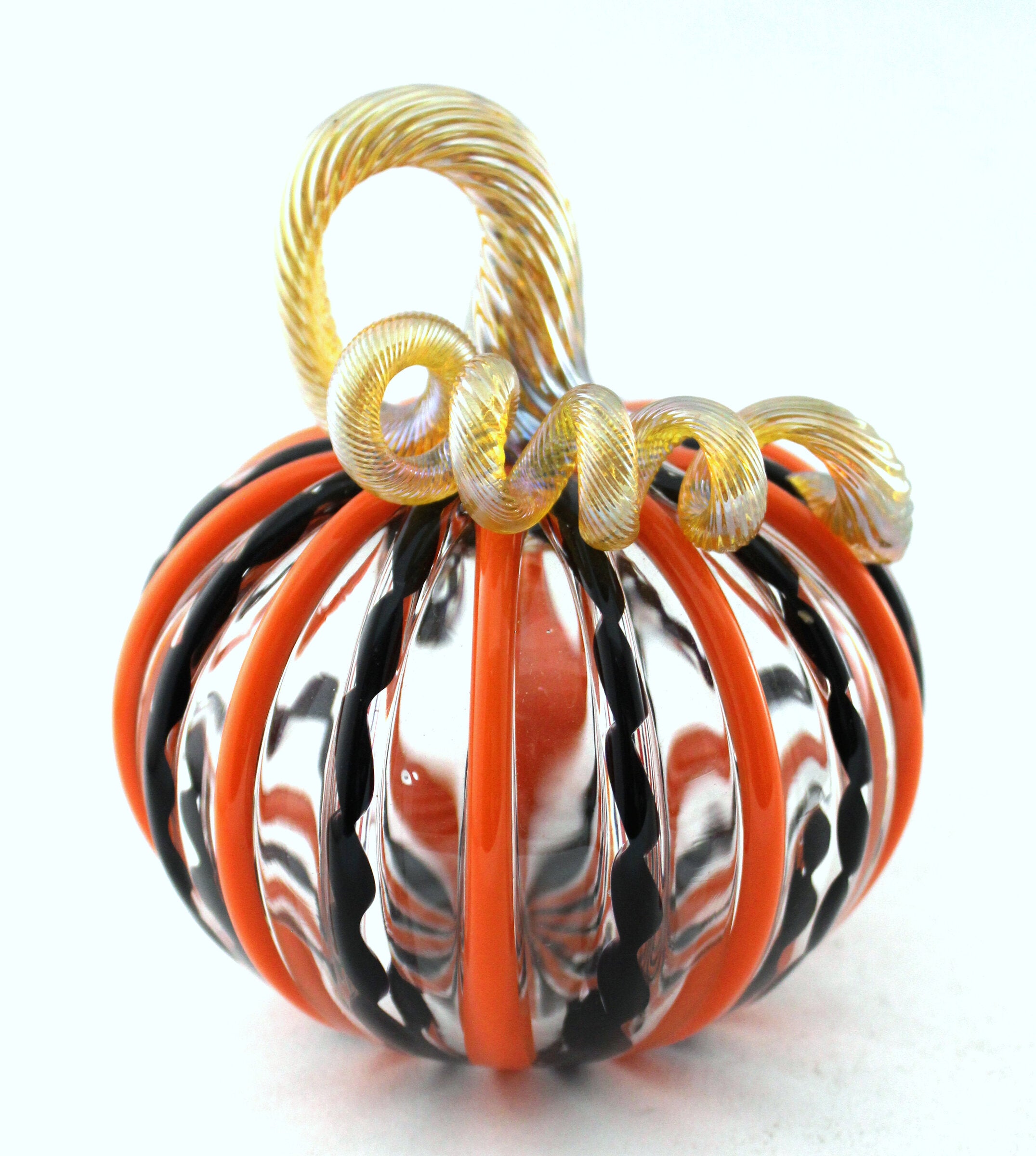 Halloween Twisted Cane Pumpkin