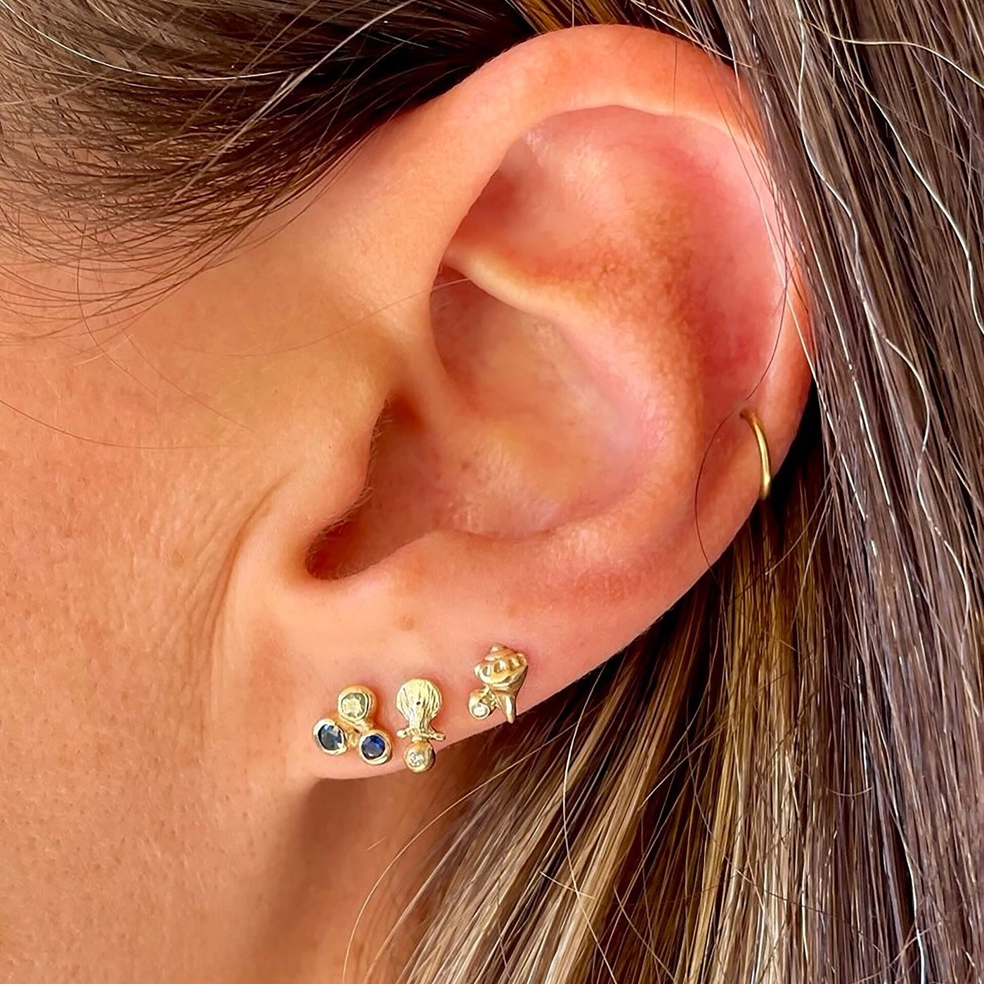 Whelk Stud Earrings
