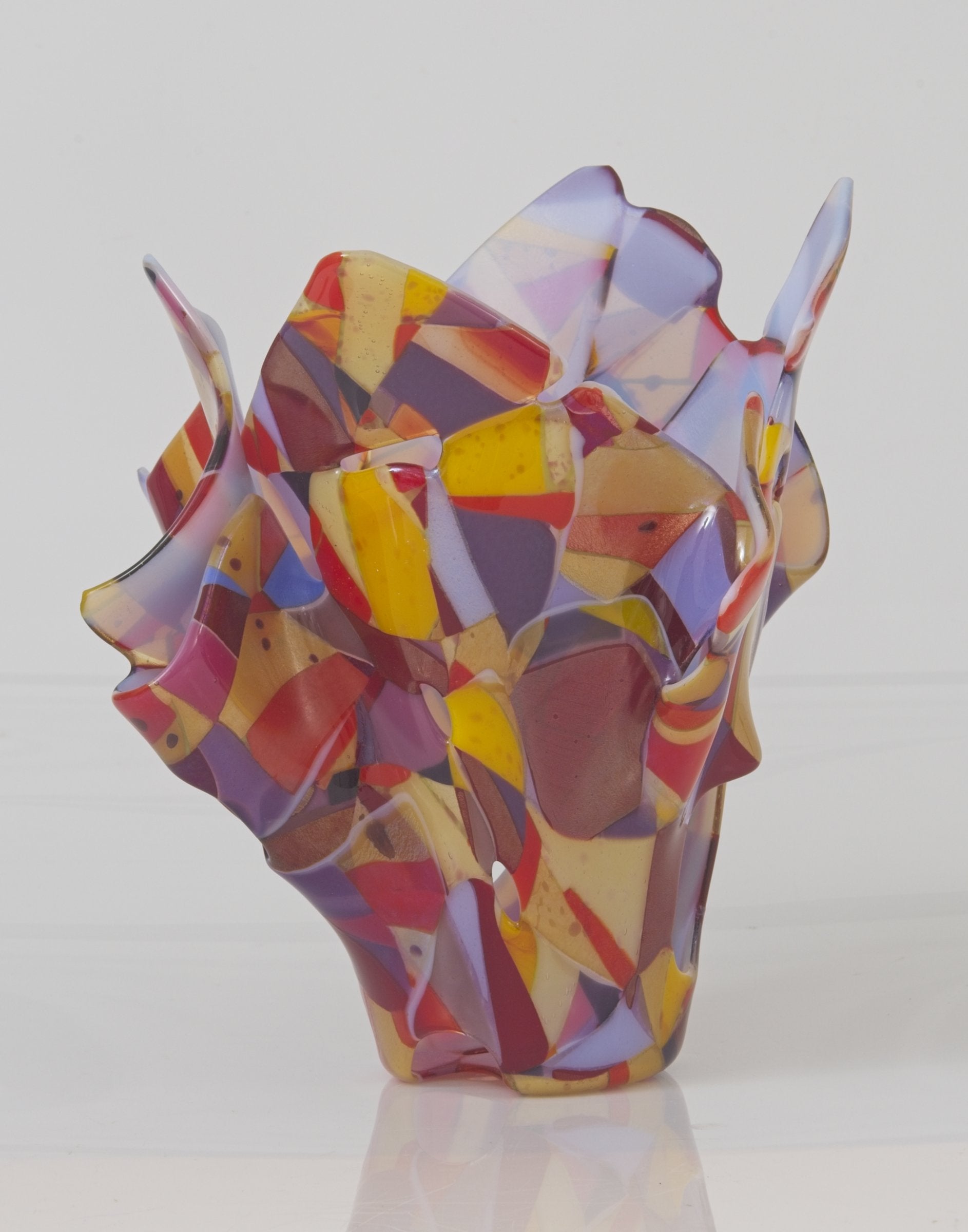 Coral Garden Art Glass Sculpture