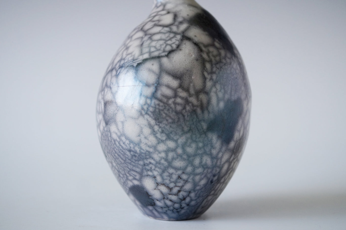Ceramic Raku Vase, Naked Raku Firing