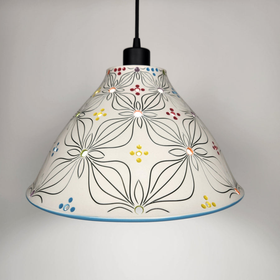 Spring Bloom Porcelain Pendant