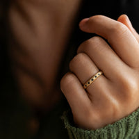 Bronze Stone Ring