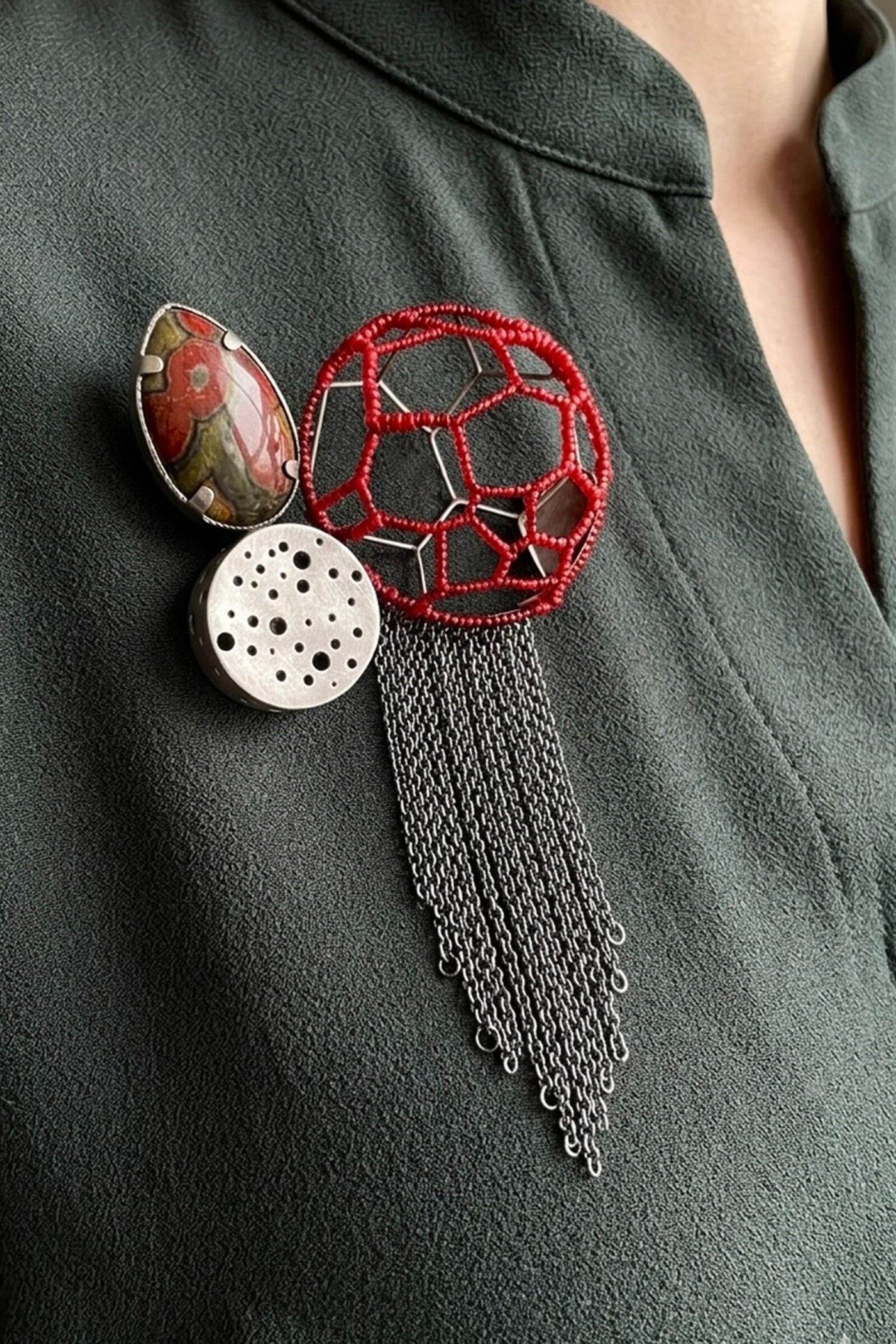 Whispers Beneath the Forest Brooch