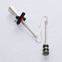 Asymmetric X Earrings